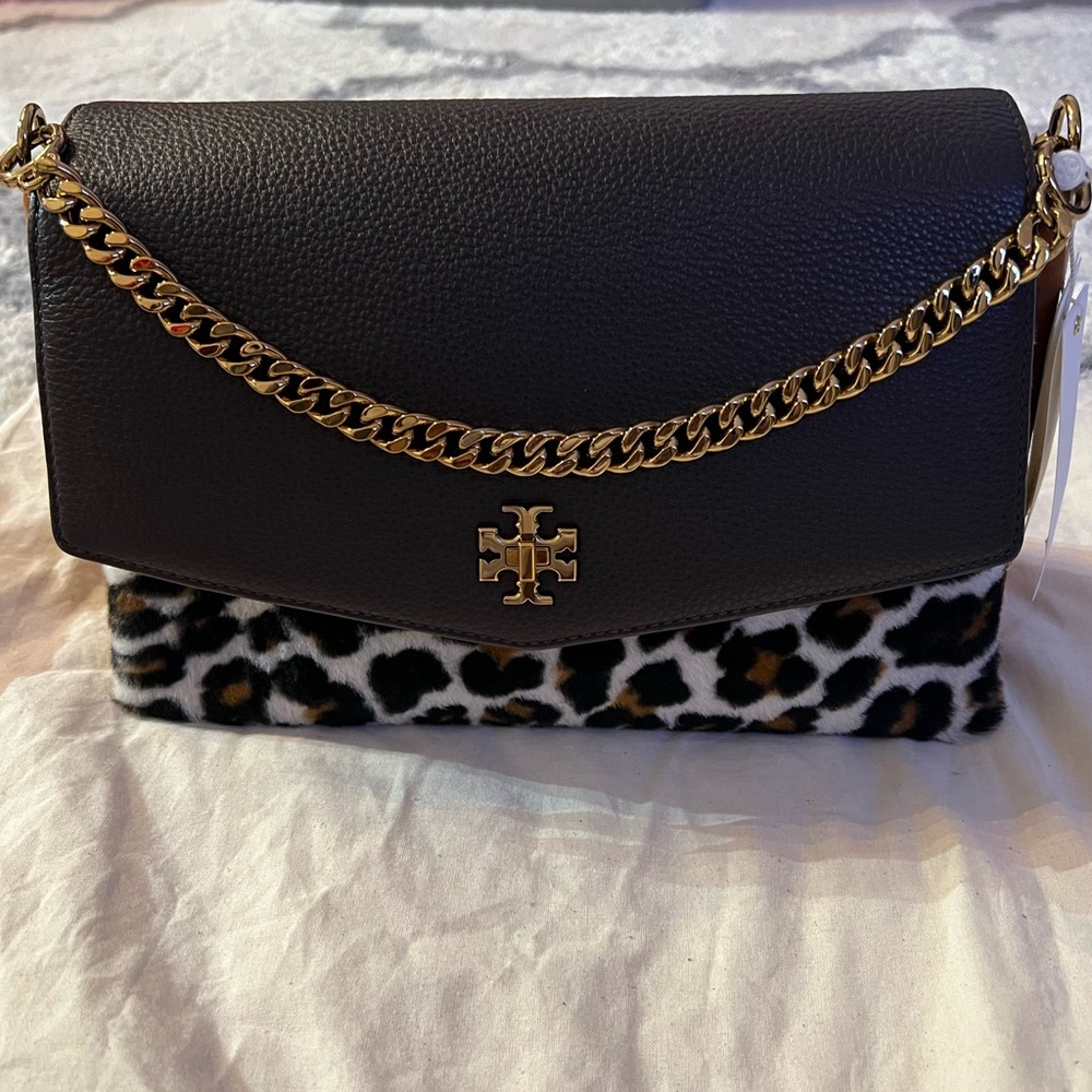 Tory Burch Leopard / brown purse.
